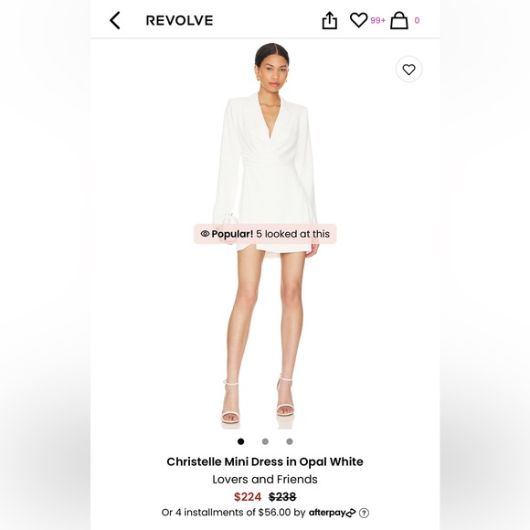 Lovers & Friends White blazer Dress - Picture 3 of 11